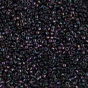 Miyuki Delica 11/0 DB0004 - Metallic Dark Plum Iris
