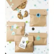 DIY Yey Paper Pouch - 120x185 mm - Let's party - Kraft x24