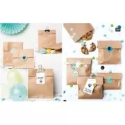 DIY Yey Paper Pouch - 120x185 mm - Let's party - Kraft x24