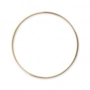 Mounting round element for beadweaving 45 mm European made - fine Gold plated x1|raw }}