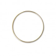 Mounting round element for beadweaving 35 mm European made - fine Gold plated x1|raw }}