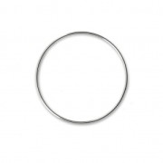 Mounting round element for beadweaving 35 mm European made - Silver Tone x1|raw }}
