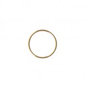Mounting round element for beadweaving 20 mm European made - fine Gold plated x1|raw }}