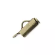 7mm Slide End Tube for bead-weaving - Bronze Tone x1