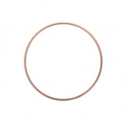 Mounting round element for beadweaving 40 mm - Rose Gold Tone x1|raw }}