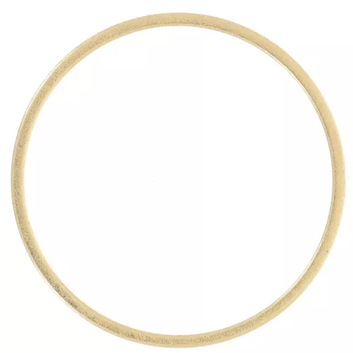 Mounting round element for beadweaving 22 mm - Gold Tone x1