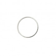 Mounting round element for beadweaving 22 mm - Silver Tone x1|raw }}