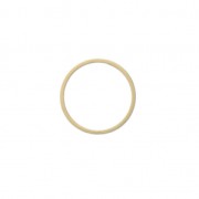 Mounting round element for beadweaving 22 mm - Matt Gold Tone x1|raw }}