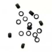 Crimp beads 2 mm Black x2g
