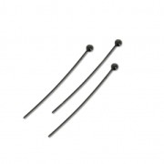 Eye Pin for jewels 25x0,6 mm Black x10|raw }}