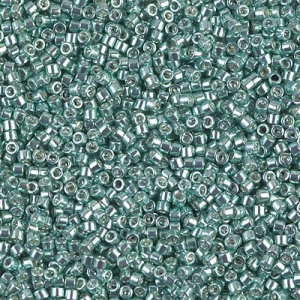 Miyuki Delica 11/0 DB0415 - Galvanized Turquoise Green