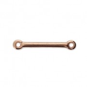 Rod spacer 2 loops 30x3 mm Rose Gold Tone x1|raw }}