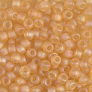 Miyuki Seed beads 8/0 132FR - Tr Light Topaz AB Mat