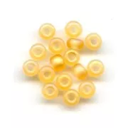 Miyuki Seed beads 8/0 132FR - Tr Light Topaz AB Mat