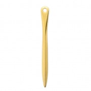 Spike ethnic pendant 38x4 mm fine Gold plated x1|raw }}