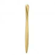 Spike ethnic pendant 38x4 mm fine Gold plated x1