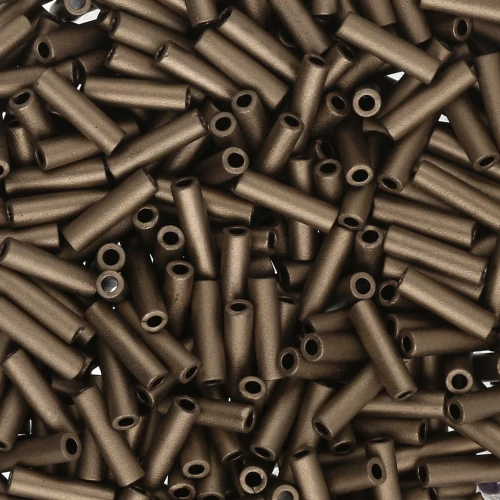 Miyuki Bugles 6mm BGL-2006 - Mat Metallic Dark Bronze x10g