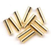 Miyuki Bugles 6mm BGL-003 - Gold Silver Lined x10g|raw }}