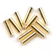 Miyuki Bugles 6mm BGL-003 - Gold Silver Lined x10g
