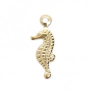Thin seahorse charm 13x5 mm - Gold-filled x1|raw }}
