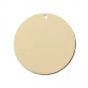 Round sequin / charm 22 mm- Gold-filled x1