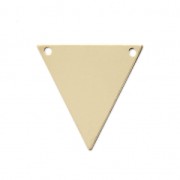 Thin triangular spacer 2 holes 18.5 mm- Gold filled x1|raw }}