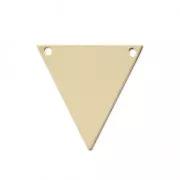 Thin triangular spacer 2 holes 18.5 mm- Gold filled x1