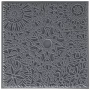 Clay Texture sheets for polymer clay - 9 cm Mandala x1