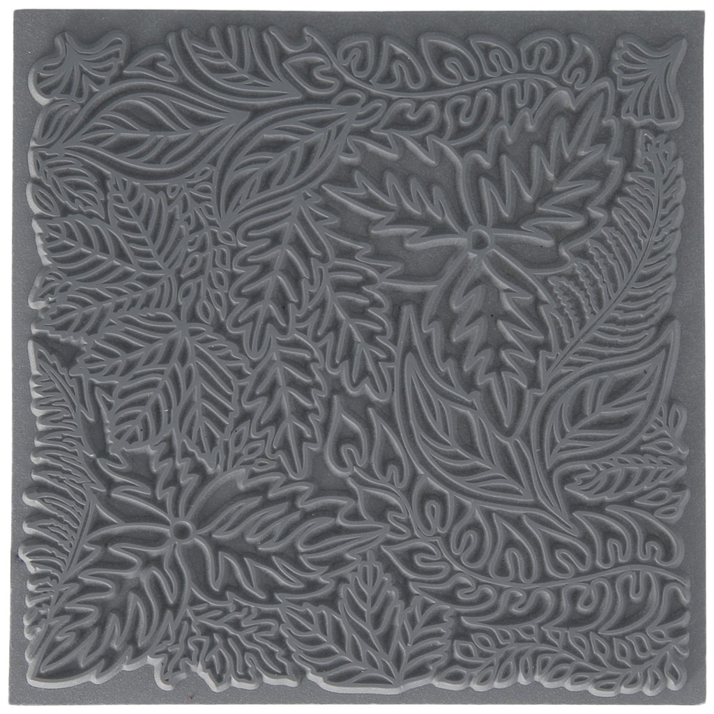 Clay Texture Sheets For Polymer Clay 9 Cm Leaves X1 Perles Co