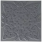 Clay Texture sheets for polymer clay - 9 cm Celtic Knot