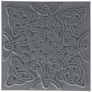 Clay Texture sheets for polymer clay - 9 cm Celtic Knot