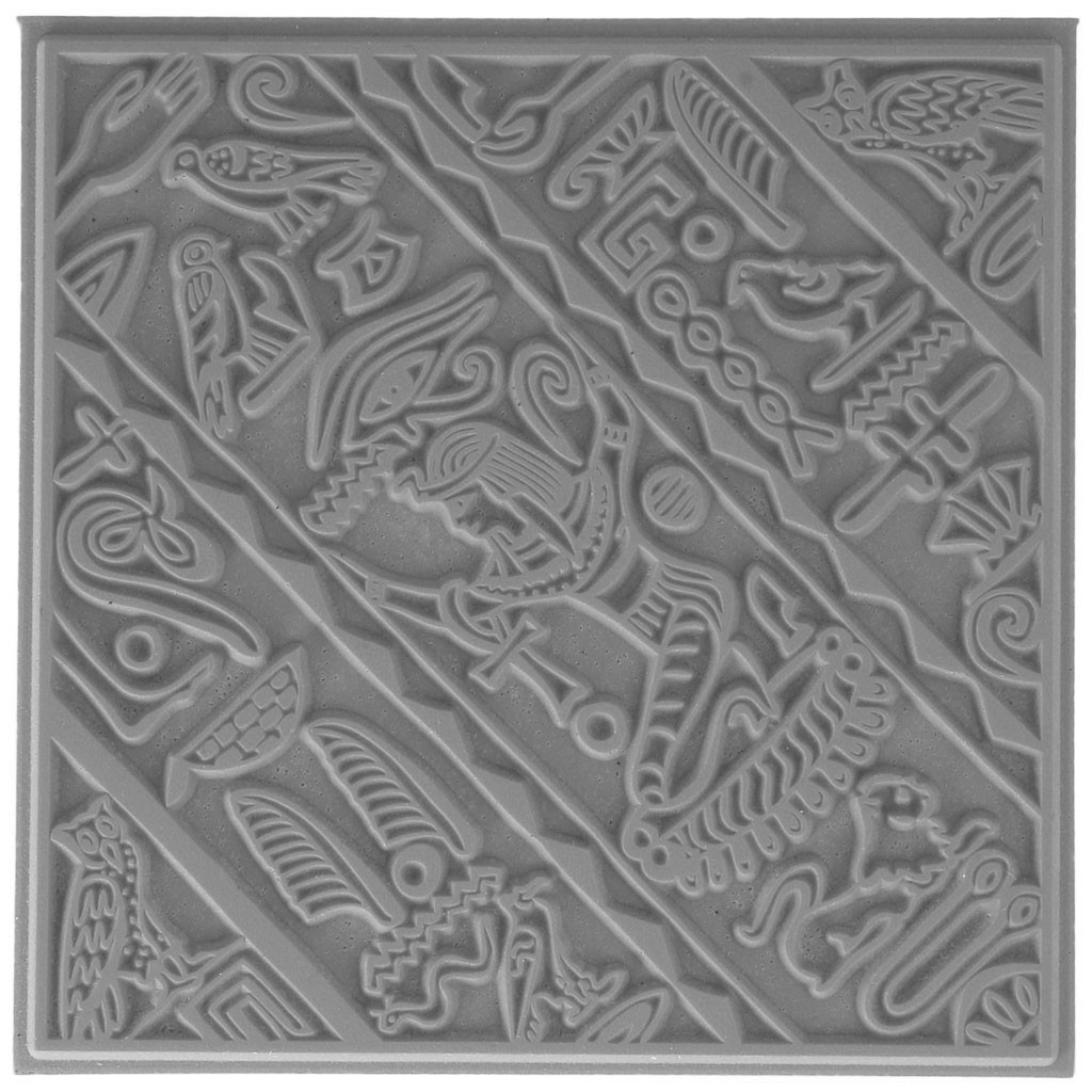 Clay Texture Sheets For Polymer Clay 9 Cm Egypt X1 Perles Co