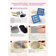 Clay Texture sheets for polymer clay - 9 cm Egypt x1