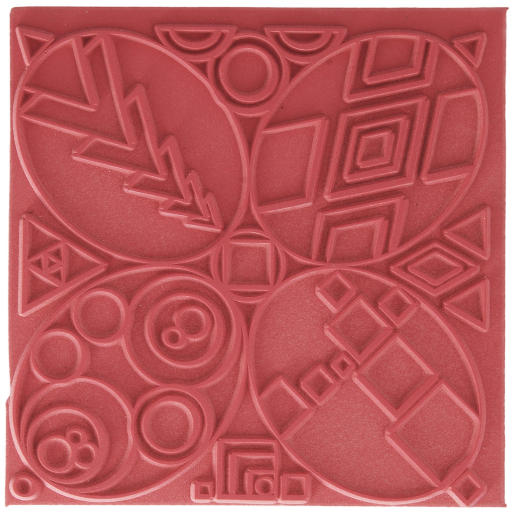 Clay Texture Sheets For Polymer Clay 9 Cm Graphics X1 Perles Co