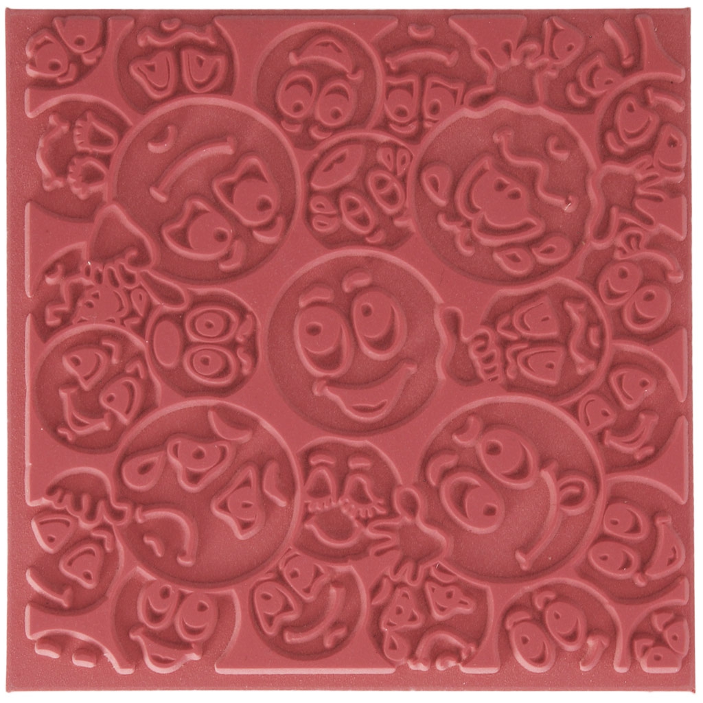 Clay Texture Sheets For Polymer Clay 9 Cm Smiling X1 Perles Co