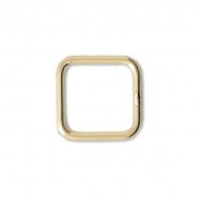 Gold filled Closed Square jumpring 8 mm x1