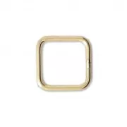 Gold filled Closed Square jumpring 8 mm x1