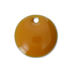 Round metal Epoxy Enamelled sequins 10 mm Mutsard x10