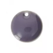 Mauve - Round metal Epoxy Enamelled sequins 10 mm Mauve x10 Round metal Epoxy Enamelled sequins 10 mm Mauve x10