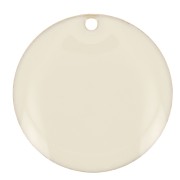 Round metal Epoxy Enamelled sequins 10 mm Cream x10|raw }}