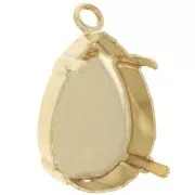 pear cabochon setting PureCrystal 4228 18x13 mm Gold Tone x1