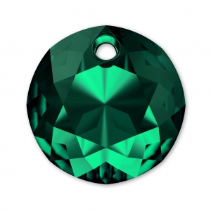 PureCrystal 6430 Pendant 14 mm Emerald x1