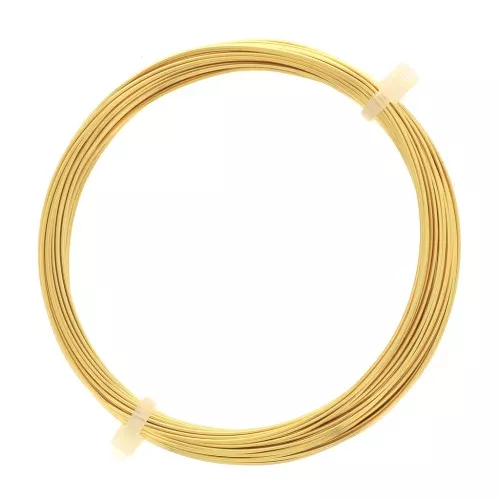 Copper wire 0.60 mm Gold Tone x10m