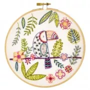 Embroidery kit - Artisanal French manufacture - Gaëtan the toucan x1