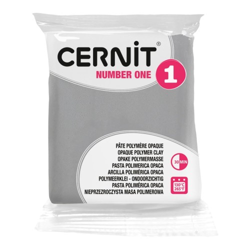 Cernit Number One Opaque Clay - Gray (No. 150) x 56 g