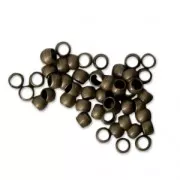 Crimp beads 2 mm - European-made - Bronze Tone x50