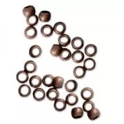 Crimp beads 2.5 mm - European manufacture - Copper x50