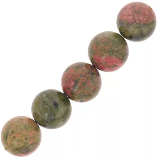 Beads Unakite 10mm x5