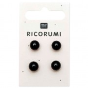 Sewing eye 8.5 mm - Ricorumi for Amigurumi - Black x4|raw }}