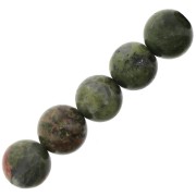 Beads Unakite  8mm x10|raw }}
